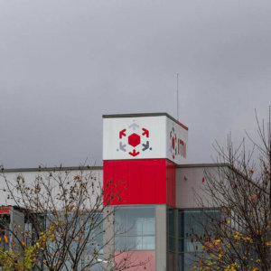 IMI Botevgrad with new illuminated sign