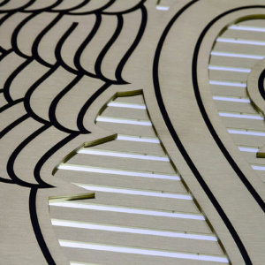 An elegant workmanship of brass letters and coat of arms for Printing Works of BNB An elegant workmanship of brass letters and coat of arms for Printing Works of BNB