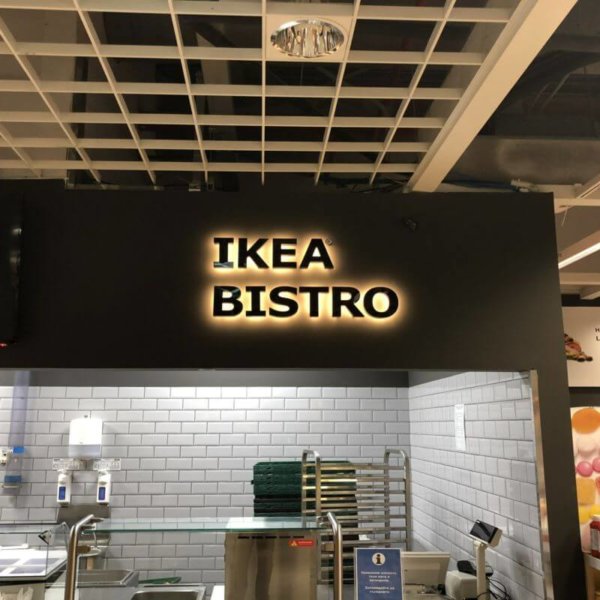 Channel letters for IKEA BISTRO