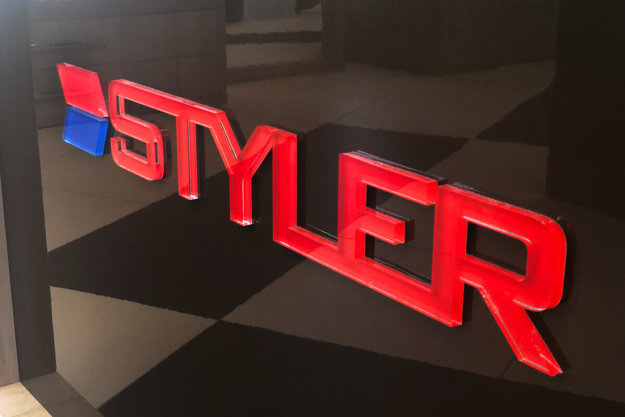 Sandwich type channel letters for the Styler store