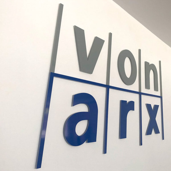 Интериорни букви VON ARX за офиса в Пловдив