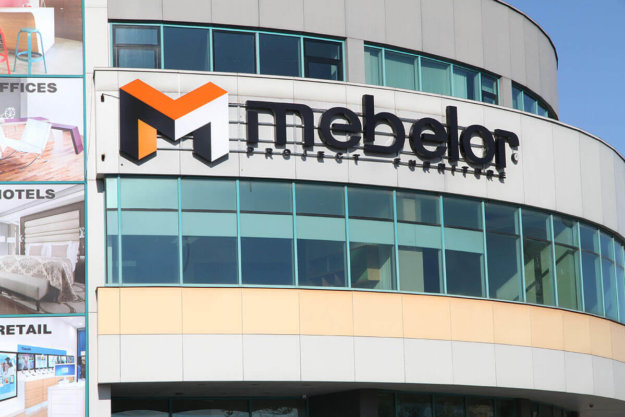 Mebelor Plovdiv acrylic channel letters