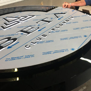 Светещи златни букви с LED - Beta Club