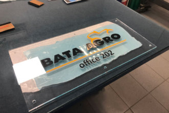 Bata Agro Acrylic interior sign