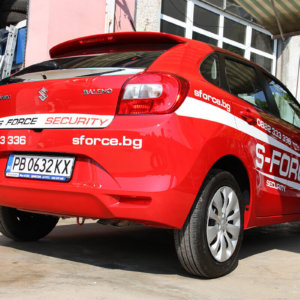 Suzuki Baleno with advertisement film Suzuki Baleno with advertisement film