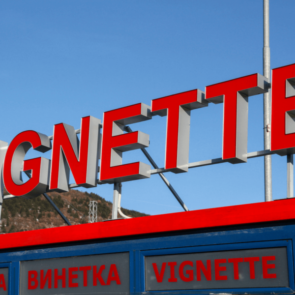 Illuminated channel letters – border checkpoint Kalotina Illuminated channel letters - border checkpoint Kalotina