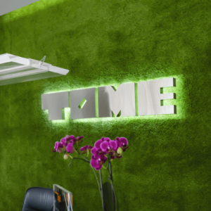 Светещи обемни букви от инокс Светещи обемни букви от инокс