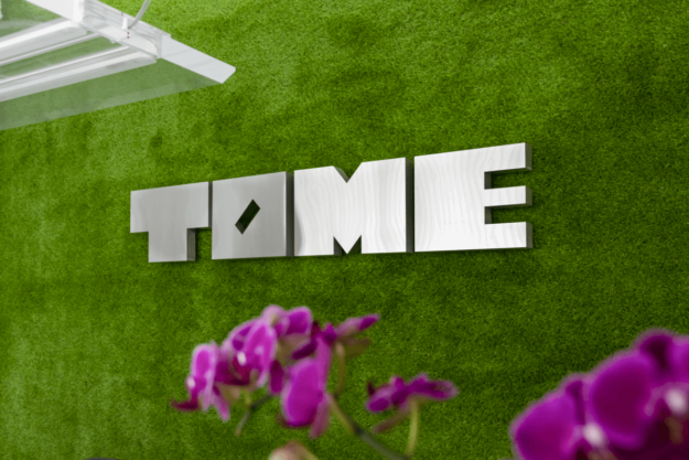 Elegant stainless steel channel letters