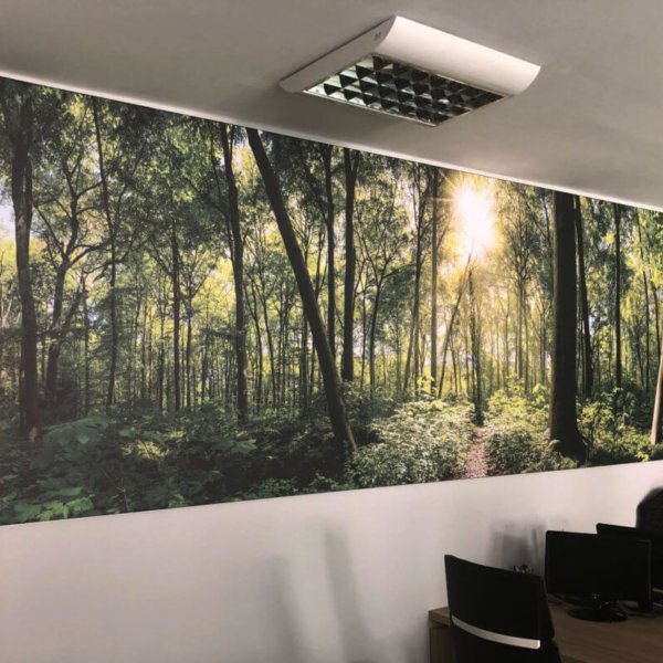 Manufacture and mounting of textile sings – sign making company Media Design Manufacture and mounting of textile sings - sign making company Media Design