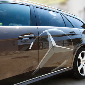 Частично облепяне на кола Mercedes-Benz 2