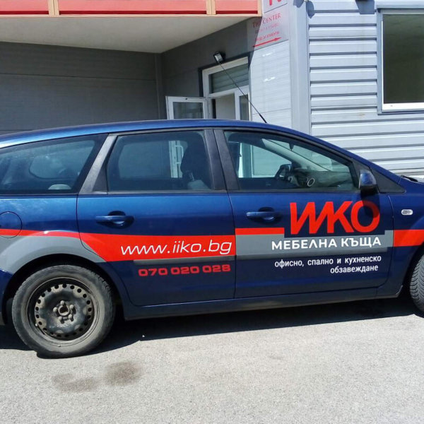Branding IIKO’s company’s cars, car Branding IIKO's company's cars, car