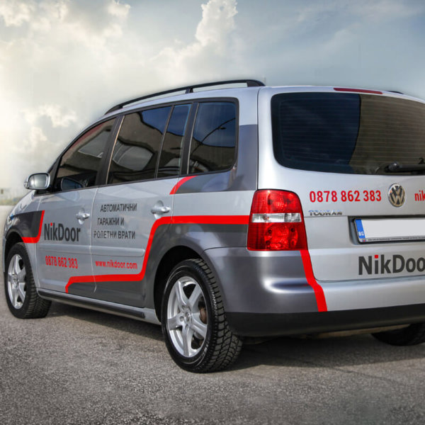 Облепяне на фирмен автомобил Nikdoor