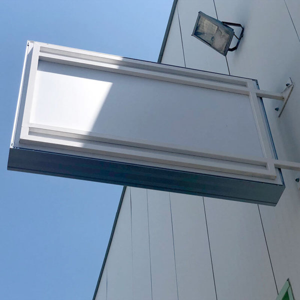 Illuminated sign with aluminium profiles for VON ARX Illuminated sign with aluminium profiles - VON ARX