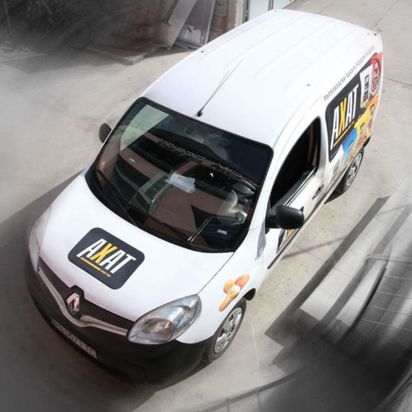 Branding company car – AXAT nuts Branding company car - AXAT nuts