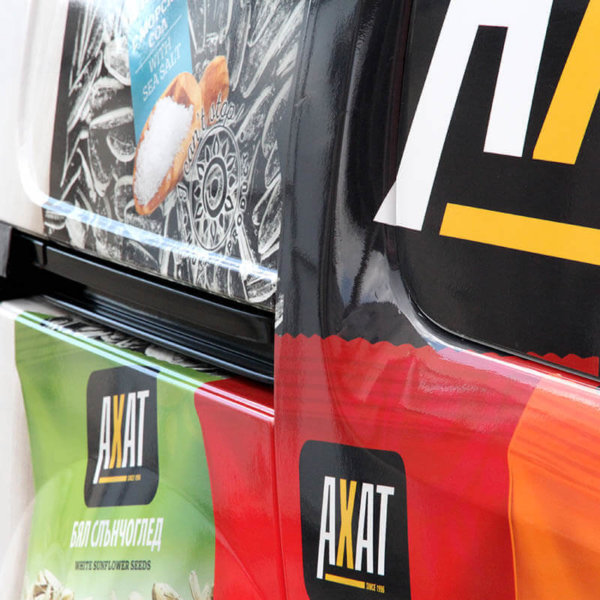Branding company car – AXAT nuts Branding company car - AXAT nuts