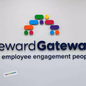 Embossed letters Reward Gateway Embossed letters Reward Gateway