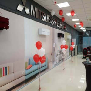 Inox channel letters - Mitsubishi