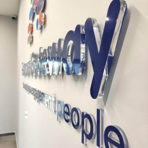 Релефни букви от плексиглас - Reward Gateway