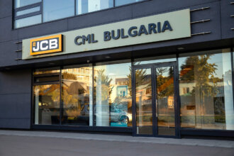 Illuminated sign and inox letters - JCB, Varna