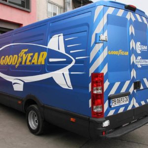 Цялостно брандиране на бус за Eurocatena