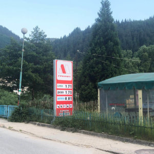 Adverising totem for gas station Granit M Adverising totem for gas station Granit M