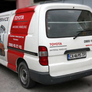 Euromarket - брандиране на служебен автомобил