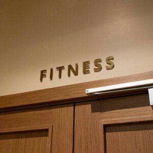 Релефни букви тип сандвич – Fitness за Хотел Jagerhof Релефни букви тип сандвич - Fitness