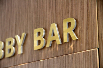 Embossed "sandwich" type letters for Hotel Jägerhof, Plovdiv