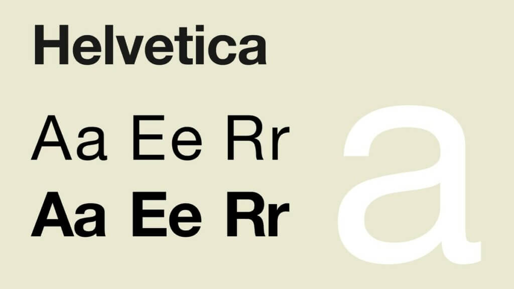 Helvetica font