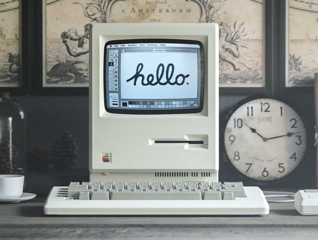 Macintosh Apple, what is the difference between serifs and sans-serif fonts?