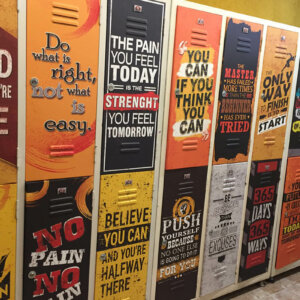 Облепяне на шкафчета в съблекалня – Shido fitness Облепяне на шкафчета с фолио в съблекалня - Shido fitness, София