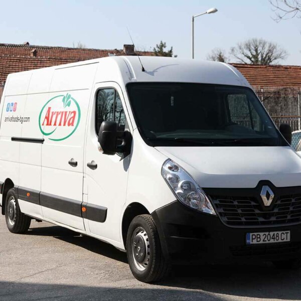 Брандиране на служебен бус ArrivaFoods