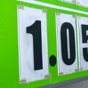 Букви от PVC за бензиностанция Energy Oil, Драгоман