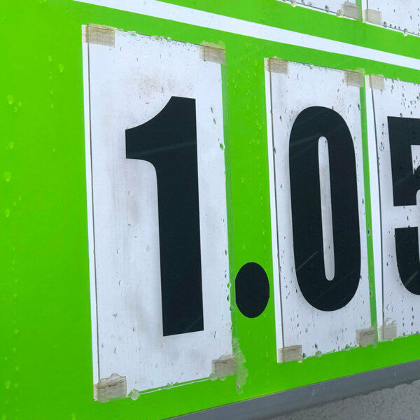 Букви от PVC за бензиностанция Energy Oil, Драгоман Букви от PVC за бензиностанция Energy Oil, Драгоман