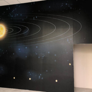 Облепяне на стена със самозалепващо фолио – снимка след Облепяне на стена със самозалепващо фолио - снимка след