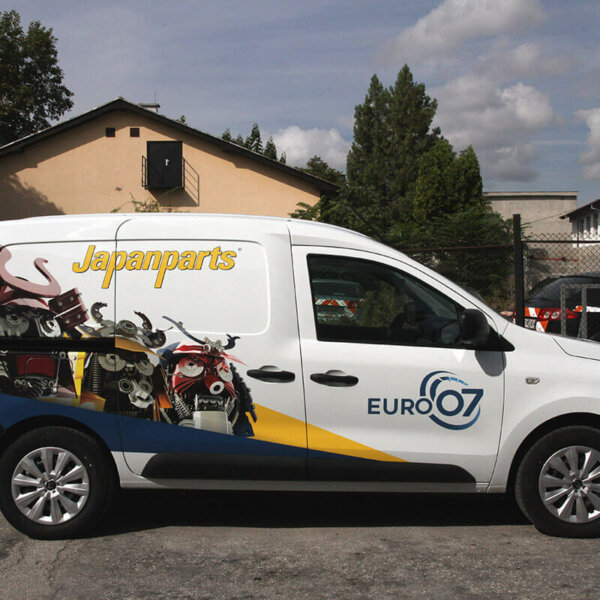 Брандиране на фирмен автомобил на EURO 07, Пловдив