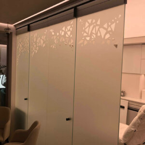 Облепяне с фростед фолио за Естетичен център Гюдюлева, Пловдив