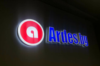 Interior backlit channel letters for Ardes, Plovdiv