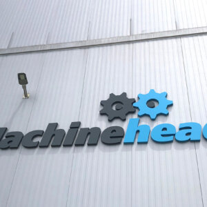 Machinehead - Обемни букви от разпенено ПВЦ изработени от Рекламна агенция Медия Дизайн