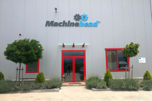 Channel letters and logo from PVC for Mashinehead, Plovdiv