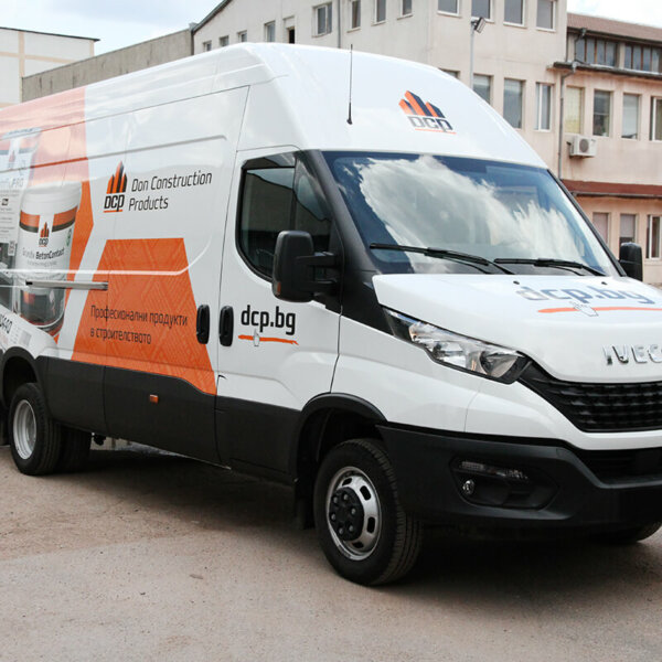 Облепяне на бус DCP.bg от Рекламна агенция Медия Дизайн