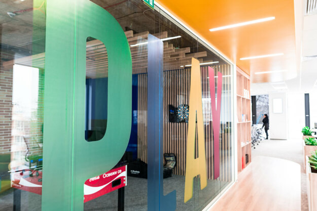 Windows branding for Reward Gateway office in Plovdiv