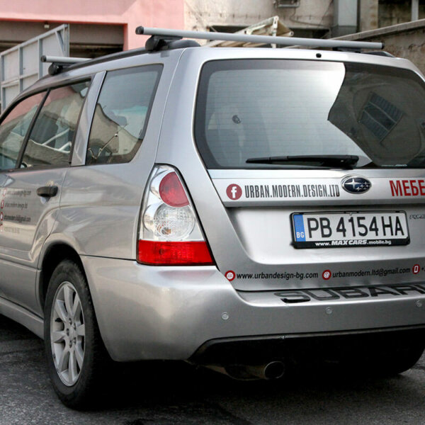 Car wrapping cars with advertising graphics company for UMD Furniture, Plovdiv Branding company cars for UMD Furniture, Plovdiv