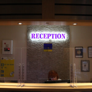 Светещи контражурно обемни букви за Хотел Палома Светещи контражурно обемни букви за Хотел Палома, Слънчев бряг