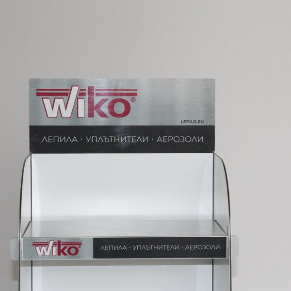 Advertising shelves from Etalbond Wiko for Lepilo.eu Advertising shelves from Etalbond Wiko for Lepilo.eu