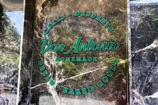 Luxurious acrylic channel letters with PVC film for Don Antonio, Plovdiv