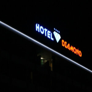 Хотел Димант – LED кантове Хотел Диамант в Слънчев бряг LED осветление