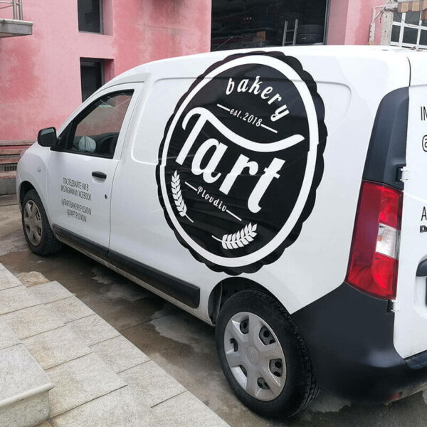 Branding Tart Bakery company car, Plovdiv Branding Tart Bakery company car, Plovdiv