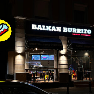 Balkan Burrito – Светещи обемни букви и лого