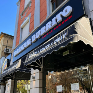 Светещи обемни букви и табела за Balkan Burrito, Пловдив Светещи обемни букви и табела за Balkan Burrito в град Пловдив